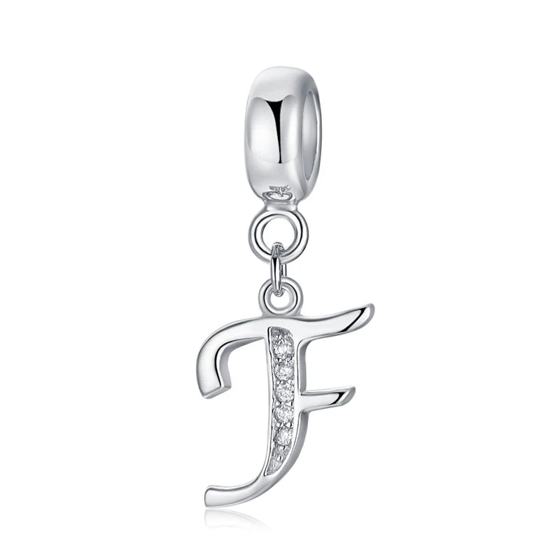 Silber Charm Alphabet A-Z Buchstaben