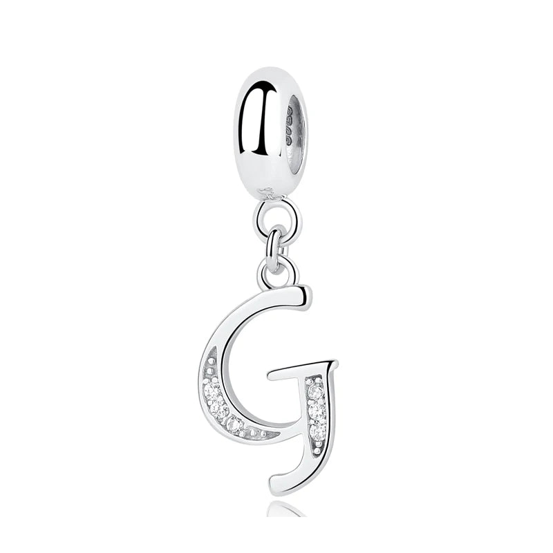 Silber Charm Alphabet A-Z Buchstaben