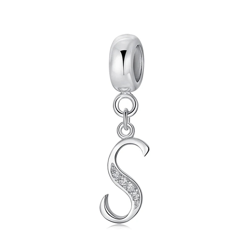 Silber Charm Alphabet A-Z Buchstaben