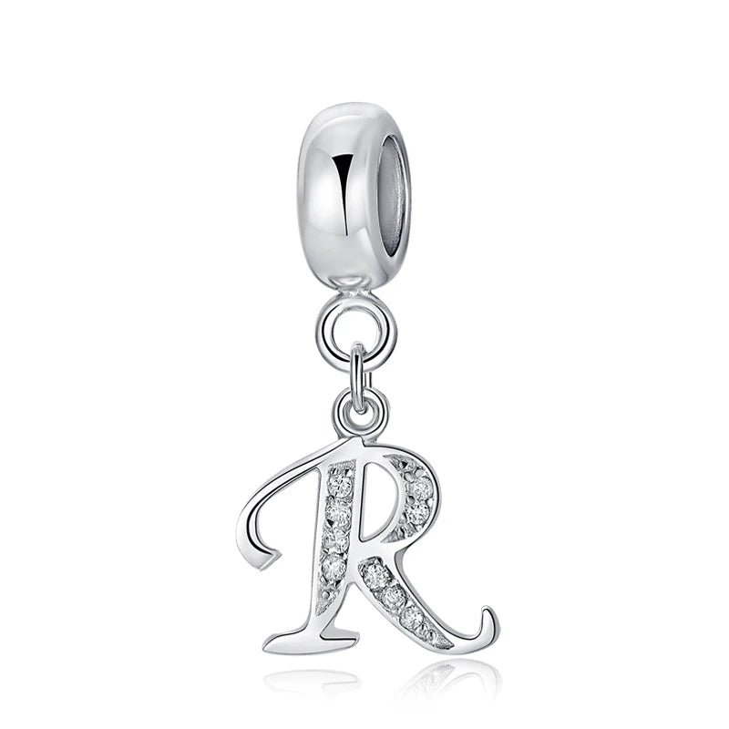 Silber Charm Alphabet A-Z Buchstaben