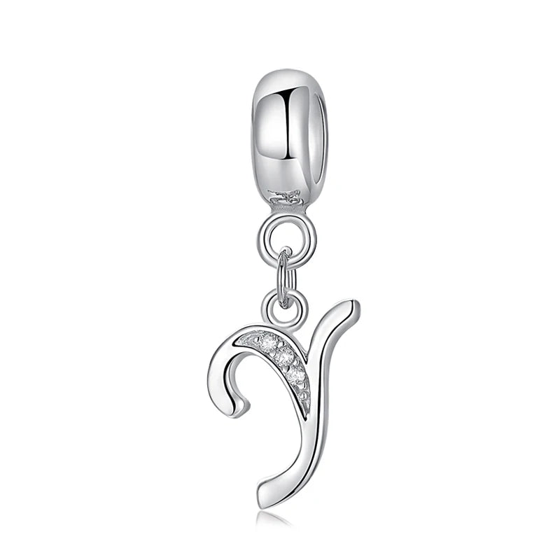 Silber Charm Alphabet A-Z Buchstaben