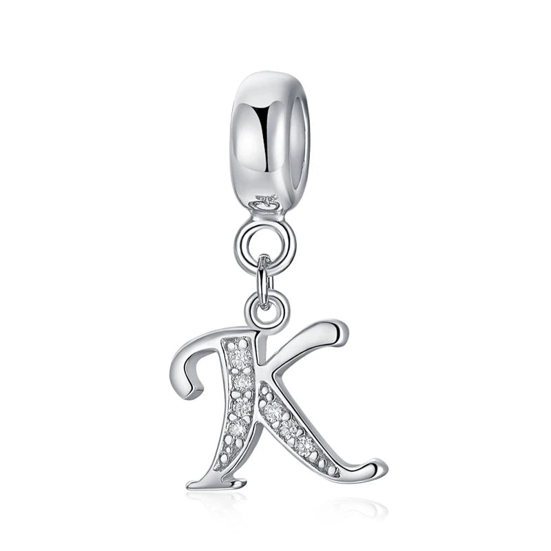 Silber Charm Alphabet A-Z Buchstaben