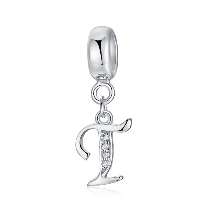 Silber Charm Alphabet A-Z Buchstaben