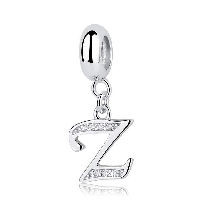 Silber Charm Alphabet A-Z Buchstaben