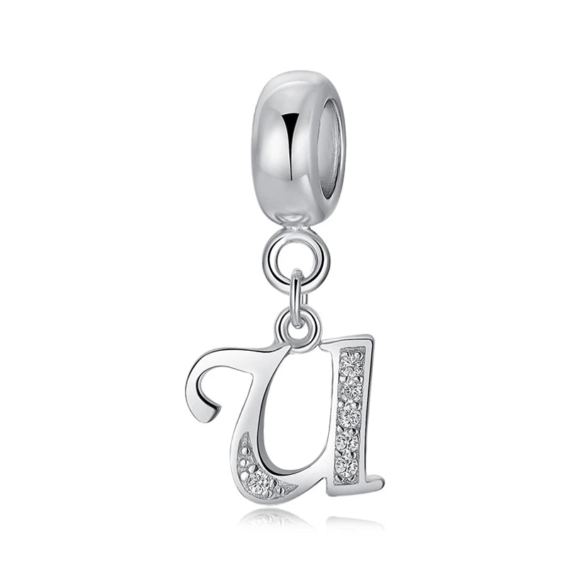 Silber Charm Alphabet A-Z Buchstaben