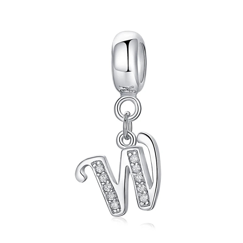 Silber Charm Alphabet A-Z Buchstaben
