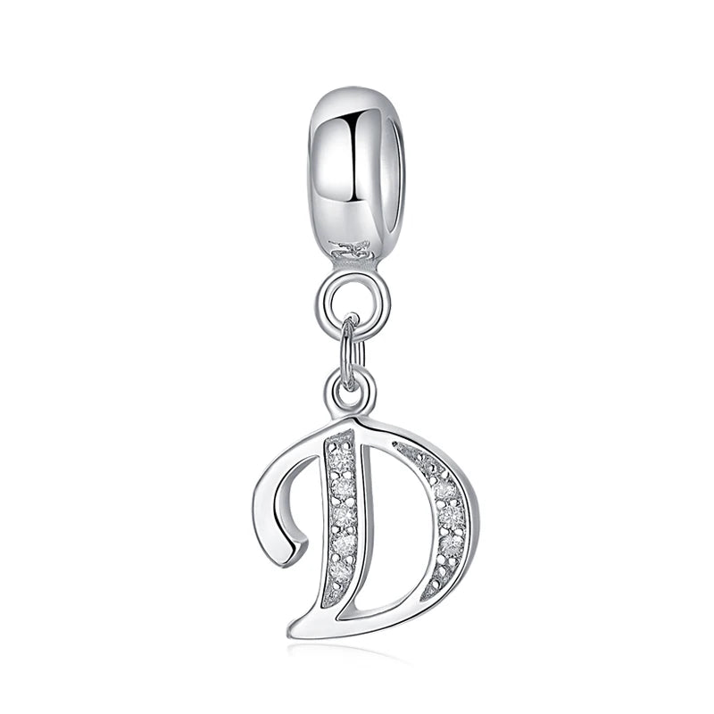 Silber Charm Alphabet A-Z Buchstaben