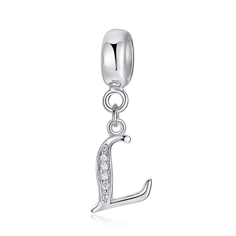 Silber Charm Alphabet A-Z Buchstaben