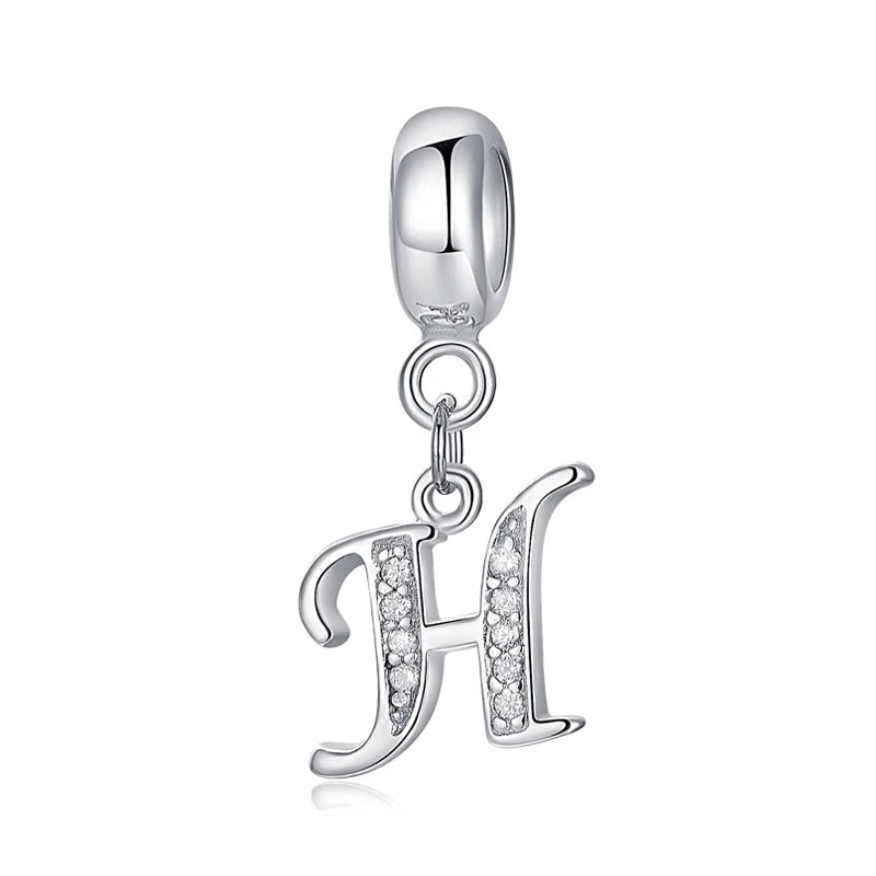 Silber Charm Alphabet A-Z Buchstaben