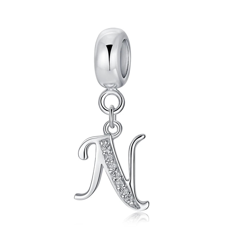 Silber Charm Alphabet A-Z Buchstaben