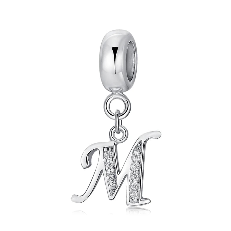 Silber Charm Alphabet A-Z Buchstaben