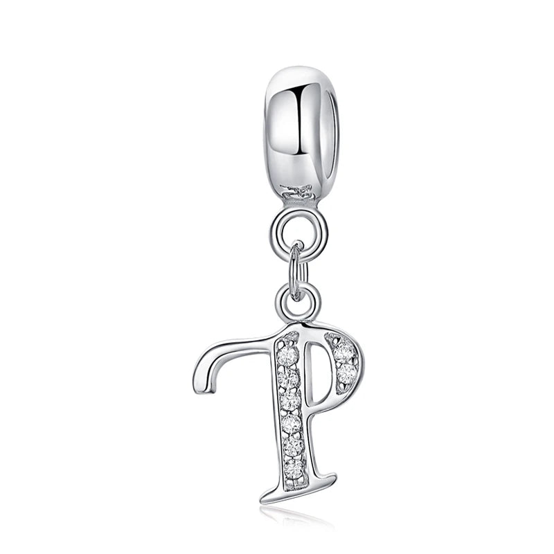 Silber Charm Alphabet A-Z Buchstaben