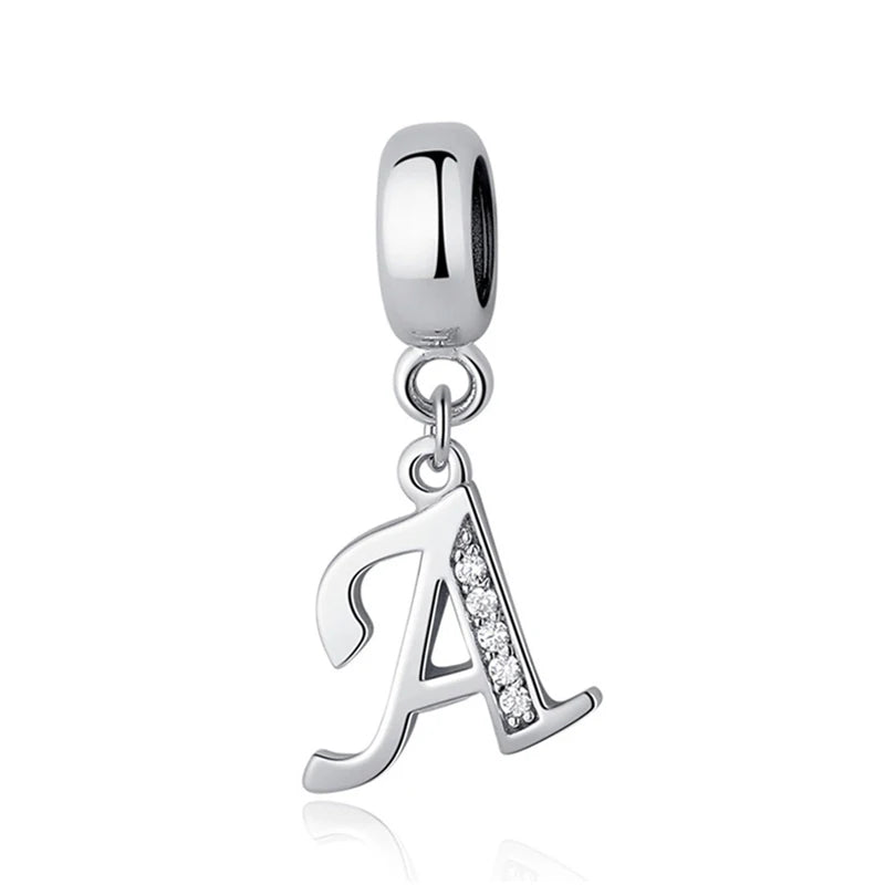 Silber Charm Alphabet A-Z Buchstaben