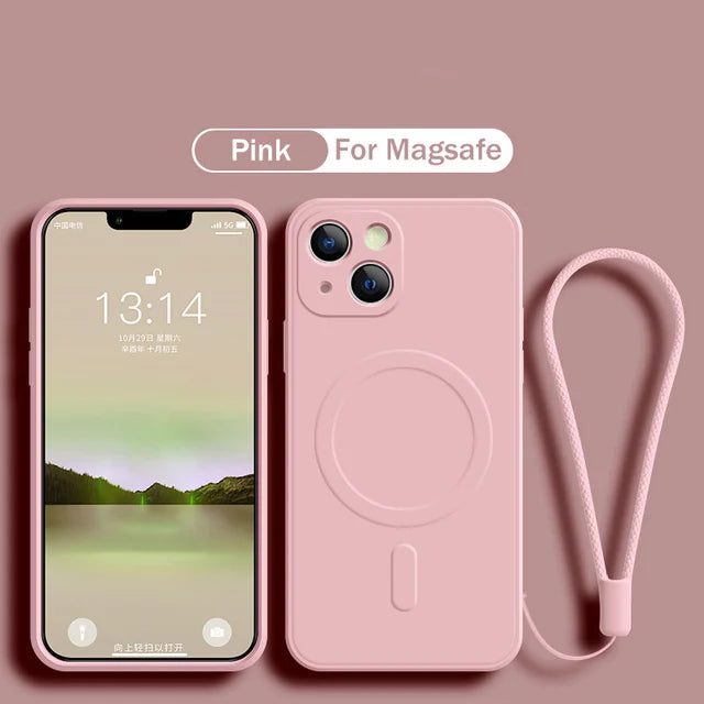 Magnetische Silikon Handy hülle für iPhone
