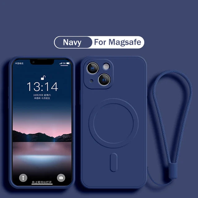 Magnetische Silikon Handy hülle für iPhone