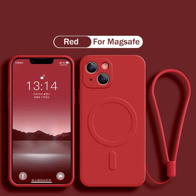 Magnetische Silikon Handy hülle für iPhone