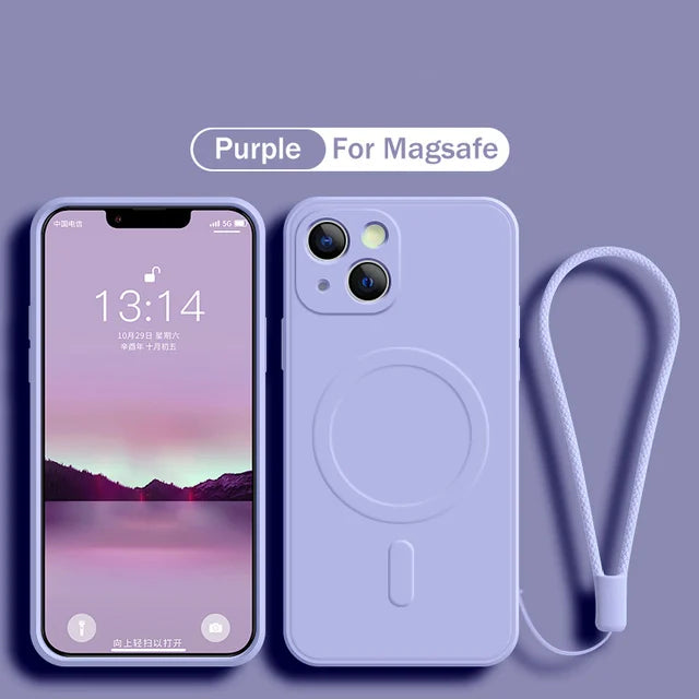 Magnetische Silikon Handy hülle für iPhone