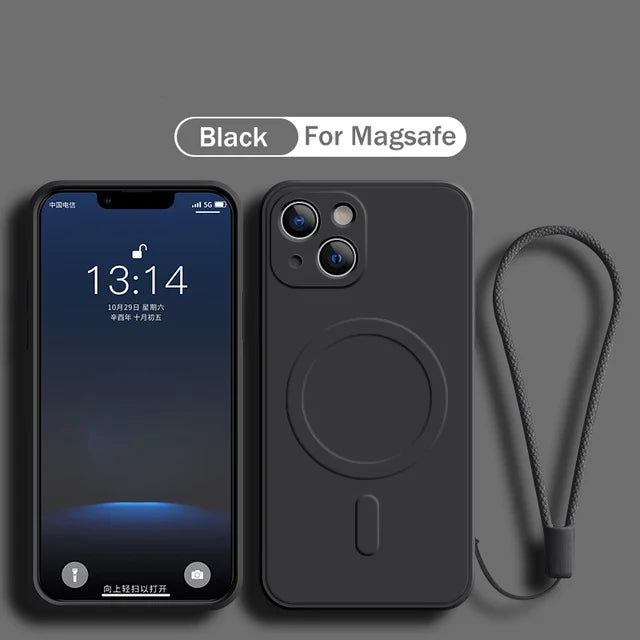 Magnetische Silikon Handy hülle für iPhone