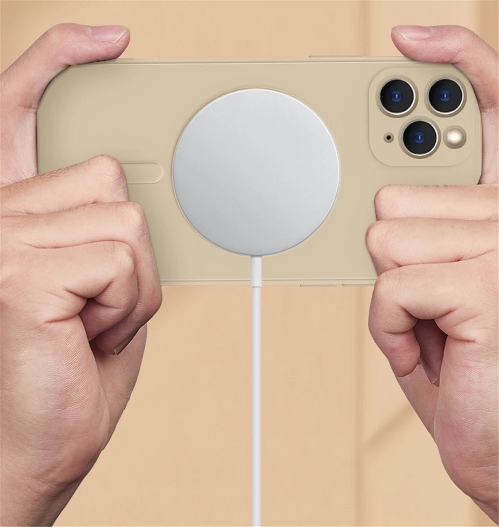 Magnetische Silikon Handy hülle für iPhone
