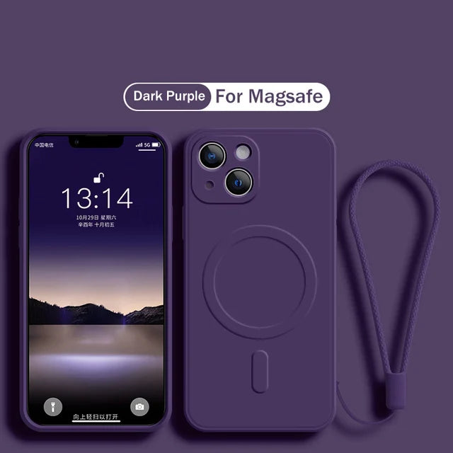 Magnetische Silikon Handy hülle für iPhone