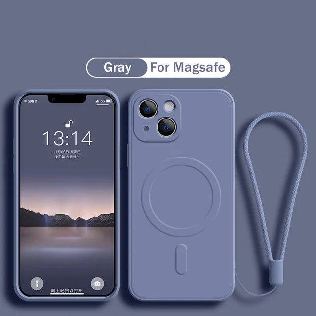 Magnetische Silikon Handy hülle für iPhone