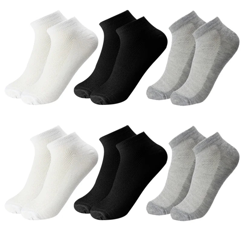 6 Paar atmungsaktive Herrensocken