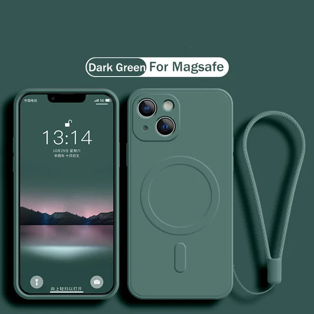 Magnetische Silikon Handy hülle für iPhone