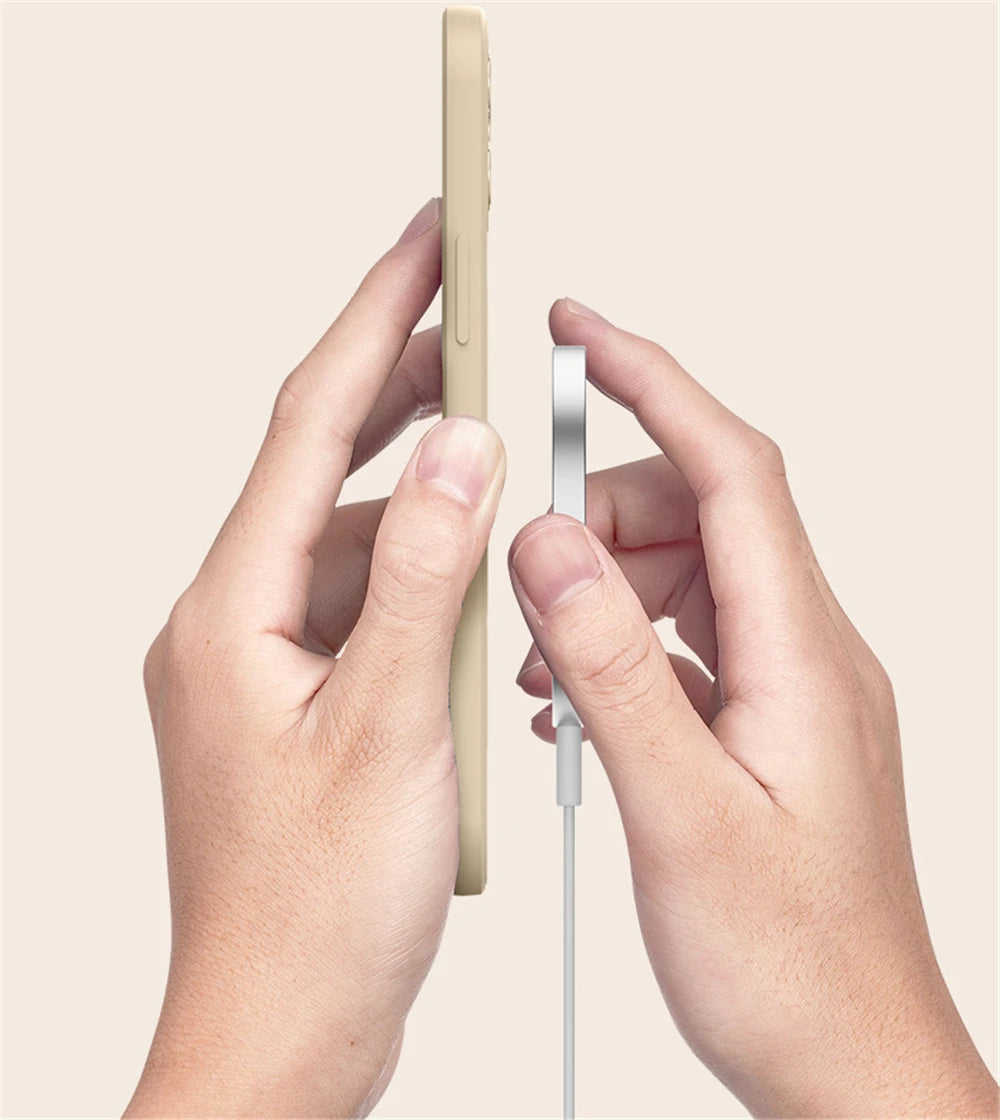 Magnetische Silikon Handy hülle für iPhone