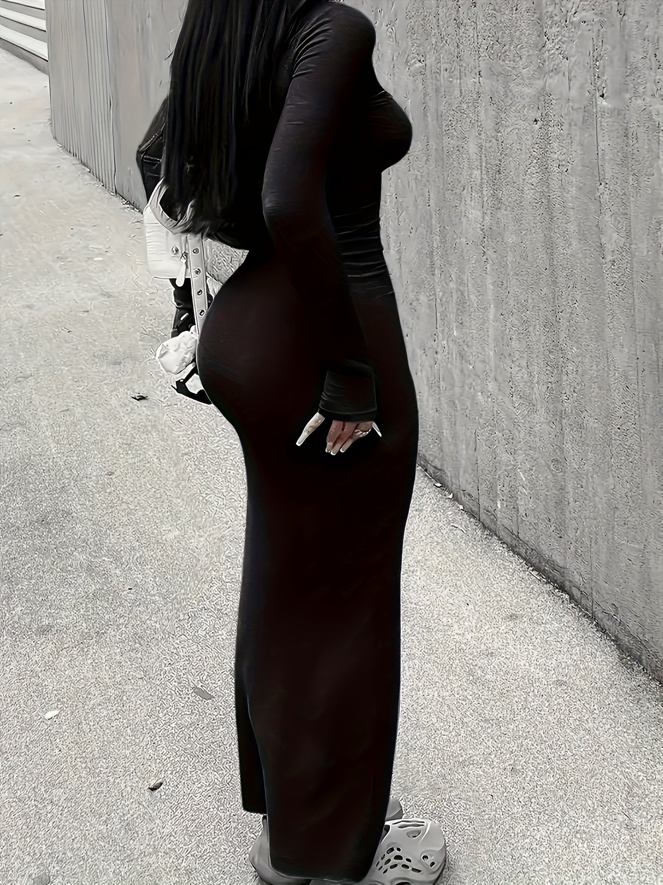Langarm Kleid